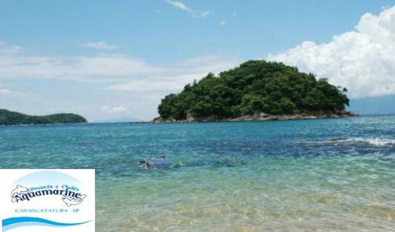 Aquamarine Pousada E Chales 卡拉瓜塔图巴 外观 照片